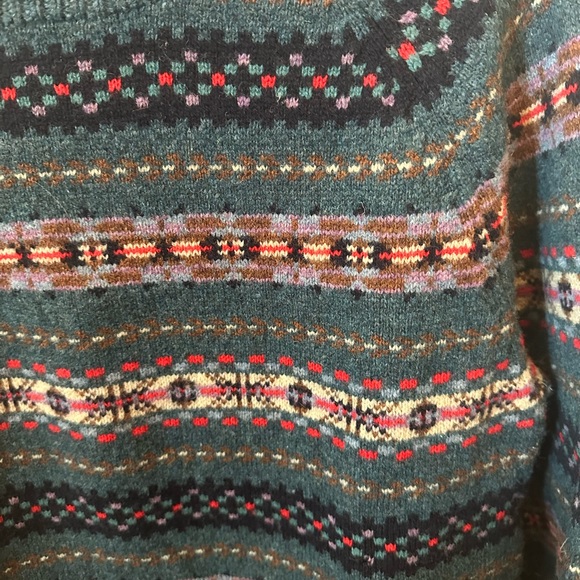 J. Crew Men’s Fair Isle Sweater Size Small - Picture 2 of 3